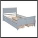 Latitude Run® Metehan Platform Storage Bed | 35.4 H x 82.6 W x 41.1 D in | Wayfair 3591D209DFC141CA8AE0F3A65B7F72C4