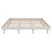 Latitude Run® Modern Design Floating Platform Bed Frame, Rubber in White | Queen | Wayfair 9F1A803860614E56852A4CB38FA23C4D