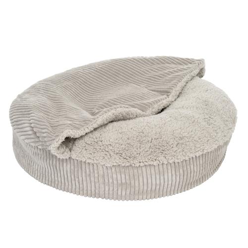 Panier Flocon pour chien - housse de rechange : Ø 90 cm, gris clair