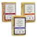 Way Natural Real Goat DNF2 Milk Soap - 3 Larger (5oz) Bars - Dry Skin Gentle Premium Clean - Lavender Cherry Almond Honey Oatmeal