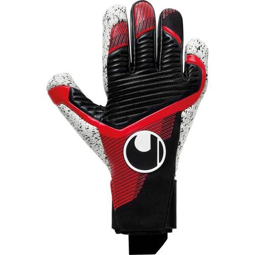 UHLSPORT Herren Handschuhe Powerline Supergrip+, Größe 12 in schwarz/rot/weiß