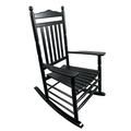 Patio Rocking Chairs Rocking Camping Chair With Slatted Backrest Armrest Up To 280LBS Load-bearing Capacity Outdoor Rocking Chair For Backyard