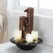 Pure Garden 11.5 Indoor 3-Tier Cascading Tabletop Fountain