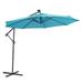 Solar LED Patio Umbrella - Daytime Shade & Nighttime Ambiance