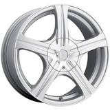 ULTRA 403s winter slalom 18x7.5 +45et 72.62mm bright silver with ultra armor all-season coating wheel Fits select: 2015-2023 NISSAN ALTIMA 2008-2022 HONDA ACCORD