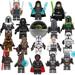 18 Pcs Star Wars Clone Trooper Action Figures Building Blocks Clone Wars Mandalorian Yoda Mini Figures Collectible Toys Gift for Kids Boys Adults