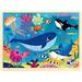 MoinKidz 48 Piece Puzzles YPF5 for Kids Ages 3-5 with Unique Puzzle Pieces Wooden Jigsaw Puzzle for 3 4 5 6 7 8 Year Old Ocean Animal Toddler Puzzles for Kids Ages 4-8 with Storage Tray