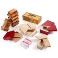 Hanaive 8 Pcs Puzzle YPF5 Box with Hidden Compartment for Adults 3D Puzzle Box for Money Gift Brain Teaser Wooden Puzzle Box for Kids(Classic Style)