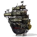 Piececool 3D Metal Puzzles YPF5 for Adults The Queen Anne s Revenge Pirate Ship Model Kits 3D Watercraft Model Building Kit DIY Craft Kits Difficult 3D Puzzles for Family Time