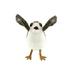 Star Wars The Last Jedi Porg on Board Figure Suction Cup Plush - White and Brown