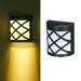 Radirus Solar lamp Outdoor Wall Sconce Decorative Lamp IP55 Solar Powered Wall Lamp IP55 Outdoor IP55 Outdoor Wall Landscape Patio Driveway Wall Fence Decorative Solar Wall Solar ANRIO ed Wall HUIOP