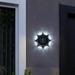 Dinmmgg Garden Lamps LED Solar Lights Underground Buried Garden Roadway Outdoor Wall Lamp 8 LED Solar Lights Porch Light Wall Solar Lights Outdoor Outdoor Solar Lamp