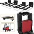 4 Pack Garage Storage System Hooks Heavy Duty Wall Mount Tool Organizer Chair Hanger Garage Storage Utility Hooks for Car Tires Ladders Chairs Strollers Power Tools Garden Tools