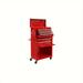 3 Tier Rolling Tool Cart Mechanic Tool Cart on Wheels Industrial Service Cart with Locking System Drawerï¼†Pegboard 330 Lbs Capacity Tool Storage Cart for Workshop Mechanics