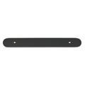 GlideRite 7-1/4 Rounded Backplate 5-1/16 128mm Center-Center Matte Black