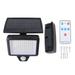 Waterproof Solar Motion Lights 2400mAh IP65 Human Body Induction 88LED Solar Security Lights for Front Door Backyard