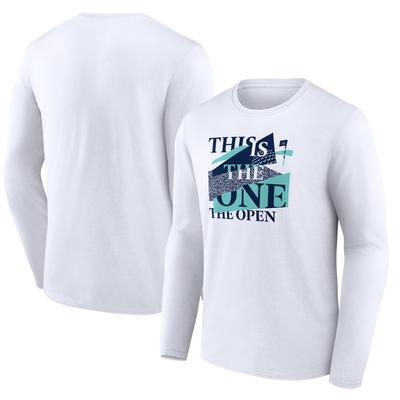 The Open Slogan Graphic LS T-Shirt – Weiß Image