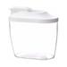 Qianying Cereal Storage Container 1 To 1.5Lbs Dry Food Airtight Container Pet Dog Cat Food Canister Clear Plastic Kitchen And Pantry Organization Bin For Oatmeal Grain Cereal Pasta Flour