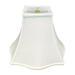Royal Designs Fancy Square Bell Lamp Shade - White - 5 x 12 x 9.75