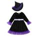 Toddler Girls Casual Dresses Princess Ruffle Long Sleeve A Line Velvet Party With Hats Cosplay Children Kids Dress Little Girl Clothes