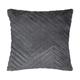 Atmosphera - Coussin Déco 3D à Motifs Four Geo 45x45cm Gris