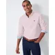 Crew Clothing Mens Regular Fit Pure Cotton Oxford Shirt - Pink, Pink,White