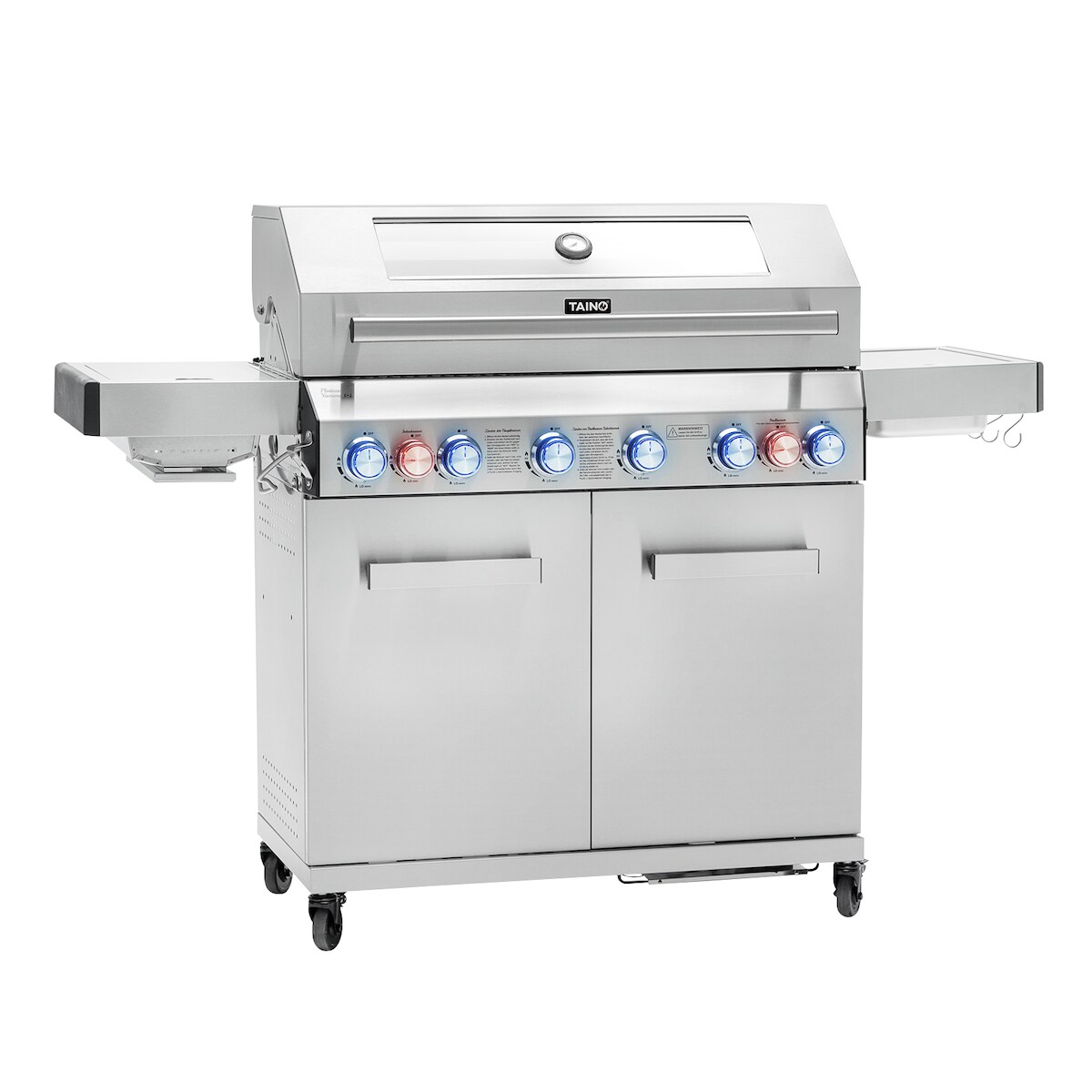 TAINO PLATINUM YAMARA 6+2 Gasgrill Edelstahl 6 Brenner Sear-Burner Backburner Image