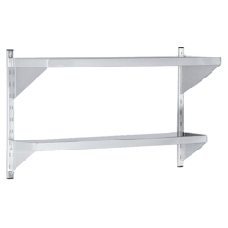 Metallwandregal 2 regale (1 tiefe 400, 1 tiefe 250) - 1200x400x600 mm - 31224200 Eurast Image