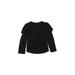 ROCK-N-BEAUTY Long Sleeve Top Black Print Crew Neck Tops - Size 3Toddler