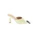 Torrid Mule/Clog: Yellow Color Block Shoes - Women's Size 9 Plus