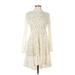 Free People Casual Dress: Ivory Dresses - Women's Size Large