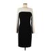 Lauren by Ralph Lauren Casual Dress - Bodycon: Black Color Block Dresses - Women's Size 8