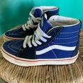 Vans Shoes | Kids Boy Vans Blue White & Red, Sk8 Hi Shoe | Color: Blue/White | Size: 1.5bb