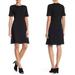 J. Crew Dresses | J. Crew Factory Sunset Short Sleeve Knit Dress | Color: Black | Size: Xs