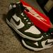 Nike Shoes | I Am Selling My High Top Dark Green And White High Top Dunks. | Color: Green/White | Size: 7