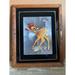 Disney Art | 1970s Disney Bambi Dufex Print Silver Foil Art 8 X 10 W/ Wooden Frame | Color: Silver | Size: Os