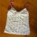 Victoria's Secret Tops | 5/$25 Victoria Secret Sleep Tank | Color: Pink/White | Size: S