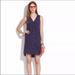 Madewell Dresses | Madewell Polka Dot Silk Button Down Midi Dress | Color: Blue/White | Size: S