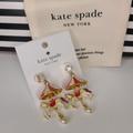 Kate Spade Jewelry | Kate Spade Ny Carousel Earrings | Color: Gold/Red | Size: Os