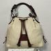 Dooney & Bourke Bags | Dooney & Bourke Florentine Bone Pebbled Leather Hobo Bucket Bag | Color: Brown/Cream | Size: Os