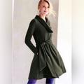 Anthropologie Jackets & Coats | Anthropologie Sparrow Green Boiled Wool Coat | Color: Green | Size: S