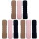 FOMIYES 9 Pcs Silicone Makeup Brush Bag Travel Brush Holder Portable Makeup Brush Holder Soft Makeup Brush Cosmetics Face Bag Tool Kit Makeup Tool Holder Make up Cosmetic Bag Silica Gel