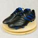 Adidas Shoes | Adidas Men's Goletto Vii Fg Sneaker Soccer Cleats Black/Blue Size 5 | Color: Black/Blue | Size: 4.5