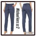 Michael Kors Pants & Jumpsuits | Michael Michael Kors Women's Stripe Miranda Pants | Color: Blue | Size: 2