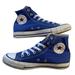 Converse Shoes | Converse Chuck Taylor All Star Lift Hi Blue Flame Sneakers Size 6 Men 8 Wo’s | Color: Blue/White | Size: 8