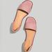 Madewell Shoes | Madewell 10 Flats Sandals Nelda Woven D’orsay Leather In Warm Thistle Nwt | Color: Pink | Size: 10