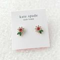 Kate Spade Jewelry | Kate Spade New Bloom Flower Multi Color Gold Stud Earrings New With Pouch | Color: Gold | Size: Os