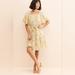 Free People Dresses | Free People X Rachel Parcell Chiffon Floral Dress | Color: Green/Yellow | Size: Xs