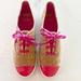 Kate Spade Shoes | Kate Spade New York Keds Corkie Lipstick Pink Patent Leather Cork Sneakers | Color: Pink | Size: 10