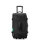 United Colors of Benetton Now Two Wheeled Rolling Duffel Bag, Black, Checked Luggage 24 Inch, Now! Two Wheeled Rolling Duffel Bag